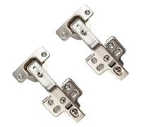 Bisagras de armario de cocina de 135 grados, 1 par/2 unidades de bisagras ocultas para armarios de cocina Lazy Susan, marco frontal de superposición completa, accesorios de gabinete de esquina ocultos