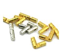 Bisagras de barril de cobre, gabinete oculto cilíndrico, bisagras invisibles de latón ocultas for joyero, caja, herrajes for muebles * 10 Uds(2-5x25mm)