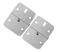 Bisagras de bloqueo ajustables de aleación de zinc de 180 grados para plegar para mesas y puertas que proporcionan un control de posición estable (plata)