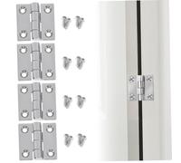 Bisagras de botes con tornillos, bisagras de acero inoxidable de 2 x 2 pulgadas de grado marino anti-rompía para gabinete, yate, garaje, cubierta, puerta, caja de herramientas 4pcs.