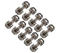 Bisagras de gabinete, 10PCS/Set Bisagras ocultas Hardware de reemplazo de gabinete Hardware oculto para armario plegado, puerta plegable, armarios