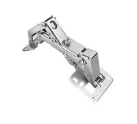 Bisagras de Gabinete Cierre Suave sin marco, tornillos amortiguación alta resistencia, esquina cierre, bisagra for muebles armario, 1 ud(B- 1pc)