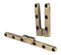 Bisagras de Gabinete de 90 °, Bisagras de Solapa Ajustables de Aleación de Zinc Bisagras de Puerta Muebles Bisagras de Mesa Ovaladas para Múltiples Mesas Plegables Escritorio de