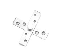 Bisagras de gabinete de cierre suave, Bisagra giratoria de acero inoxidable 360 grados, pivote puerta hacia arriba y abajo, eje 75/95/100mm