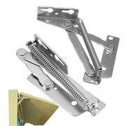 Bisagras de gabinete de cocina 2 piezas de 80 grados Metal de servicio pesado Soporte de resorte Bisagras de armario para camas plegables Puertas de gabinete de sofás