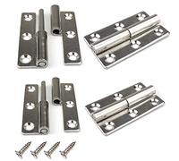 bisagras de la puerta de desmontaje, bisagra desmontable de acero inoxidable 304 para puertas internas y externas (2.5 pulgadas, zurda)