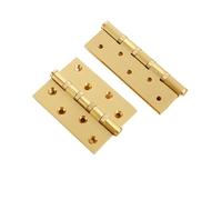 Bisagras de la puerta del gabinete, Bisagra plegable de latón 1,5/2/2,5/3 pulgadas, muebles planos sólidos, herrajes for ventanas ocultos, 2 uds(2 inches 01)