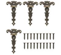 Bisagras de Metal Antiguas Bisagra de Puerta Visagras Pequeñas Bisagras de Gabinete Bisagra de Puerta Bisagras Plegables 10pcs Bisagras (4 piezas 69 x 112 mm)