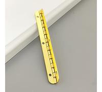 Bisagras de Metal dorado, 2 uds., Mini bisagra dorada larga, herrajes for muebles, armario, joyero, caja madera, bisagras Vintage antiguas(100mm)