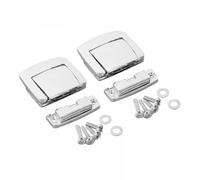 Bisagras de pestillo para Maletero de Motocicleta, compatibles con Tour Pack Pak Touring Classic Road Electra Ultra Razor 80 13(Chrome)