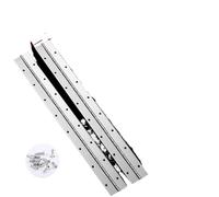 Bisagras de piano acero inoxidable resistente 304, bisagra continua, muebles armario largos, 2 uds., 8 pulgadas, 10, 12, 16 para Armario,Pianos(2pcs 6inch)