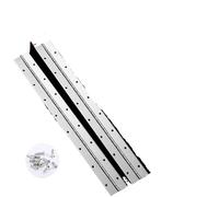 Bisagras de piano acero inoxidable resistente 304, bisagra continua, muebles armario largos, 2 uds., 8 pulgadas, 10, 12, 16 para Armario,Pianos(2pcs 10inch)