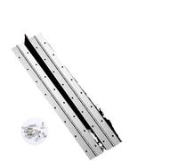 Bisagras de piano acero inoxidable resistente 304, bisagra continua, muebles armario largos, 2 uds., 8 pulgadas, 10, 12, 16 para Armario,Pianos(2pcs 12inch)