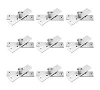 Bisagras de pivote de puerta de 360 grados, bisagras de pivote centrales con tornillos de fijación, acero inoxidable, rotación de 360 grados, bisagras de pivote para puertas batientes, puertas de gabinete