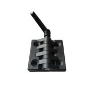 Bisagras de posición bloqueo palanca negra, con mango, ajuste ajustable PA for armario distribución aparamenta Industrial, 1 ud(2170)