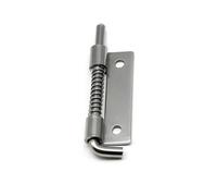 Bisagras de puerta, 304 bisagras de perno de resorte de acero inoxidable 1 PCS ocultas for cajas de equipos de gabinetes(Steel-left-A)