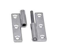 Bisagras de puerta Bisagra Bisagra de puerta de baño Hardware Mejoras for el hogar Armarios extraíbles Bisagra con forma de bandera desmontable(2.5 inch right)