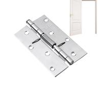 Bisagras De Puerta - Bisagras De Puerta Cargadas De | Auto Door Más Cerca De La Bisagra | 304 Acero Inoxidable Autodealimentación Para Puertas Interiores, Gabinetes, Armarios, Puertas, Armar