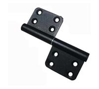 Bisagras de puerta con rodamiento de bolas Bisagra Bisagra De Puerta Con Amortiguación Ajustable 2 Piezas, Herrajes For Muebles Aleación Aluminio(Flat Sand Black)