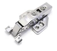 Bisagras de puerta con rodamiento de bolas Bisagra Bisagra For Puerta De Vidrio Con Marco Aluminio Y Metal Baño Cocina(Silver,Full Overlay)