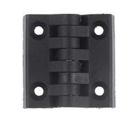 Bisagras de puerta con rodamiento de bolas Bisagra Bisagra Pequeñas De Plástico, Mini Rodamiento Puerta Negro, Gabinete A Tope, Color, 1 Uds(40x40mm)