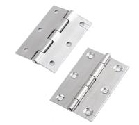 Bisagras de puerta con rodamiento de bolas Bisagra Bisagra Plana De Acero Inoxidable For Puertas Y Ventanas, Con Cojinete Pulido, Silenciosa, Muebles(1pcs 3 inch)