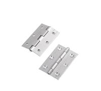Bisagras de puerta con rodamiento de bolas Bisagra Bisagras planas de acero inoxidable for puertas y ventanas, herrajes for gabinetes con cojinetes pulidos silenciosos(2pcs 2.5 inch)
