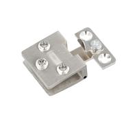 Bisagras de puerta con rodamiento de bolas de alta Accesorios De Hardware For Bisagras Puertas Vidrio(Silver)