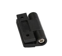 Bisagras de puerta con rodamiento de bolas de alta Bisagra De Amortiguación Torsión Ajustable 2 Piezas(26x22mm Black)