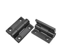Bisagras de puerta con rodamiento de bolas de alta Bisagra De Amortiguación Torsión Ajustable 2 Piezas(45x35mm Black)