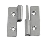 Bisagras de Puerta Conector de bisagras puerta, bisagra desmontable con bandera, junta deslizante acero inoxidable, Hardware armario, 1 ud(40x30x1.5 Right)