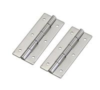 Bisagras de puerta de 2 piezas, conector de bisagra de acero inoxidable 304 pulido a espejo, plegables de alta resistencia for puertas de gabinete Bisagra plegable(S)