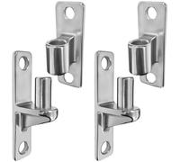 Bisagras de puerta de acero inoxidable, 2 bisagras hembra y macho resistentes, montaje en pared, juego de herrajes para puerta de granja y vallas de madera, capacidad de 600 libras