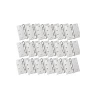 Bisagras de puerta de armario y muebles de acero inoxidable, caja de madera for ventana, bisagras a tope plegables, accesorio for cajón, bisagra de armario, herramientas de Hardware(75x50mm,4PCS)