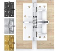 Bisagras de puerta de cierre automático, amortiguador hidráulico con velocidad ajustable y cierre de silencio, tapón automático para puertas de estantería en casa y escuela