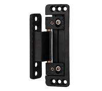 Bisagras de puerta de objetos ultrafinas ocultas 2 piezas Bisagra oculta para puertas de entrada bisagras pesadas Heavy Duty Ocultar aleación de zinc negro