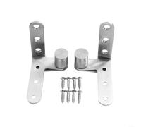 Bisagras de puerta ocultas de alto rendimiento hechas de acero inoxidable para mayor durabilidad con el tiempo (plata)