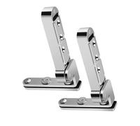 Bisagras de puerta ocultas Juego de bisagras de apertura de 110 grados Elegante invisible resistente para arquitectura interior