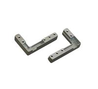 Bisagras de puerta ocultas para armario, 2/4 unidades, código de esquina, transportador superior e inferior, marco de aluminio, bisagra de puerta ajustable con marco de aluminio