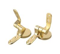 Bisagras de repuesto for mantenimiento inodoro, bisagras for, arandelas nailon, ajuste seguro, fácil instalación, 2 uds Para Bisagras Asiento WC