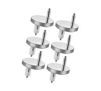 Bisagras de repuesto para asiento de inodoro, tornillos de tuerca de fijación superior, bisagras, conector, pernos de fijación, fijación duradera