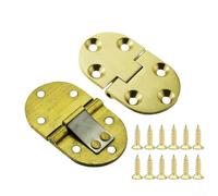 Bisagras de solapa de cobre puro de alta calidad, perfectas para joyas y cofres de madera, 2 juegos para diferentes opciones de color