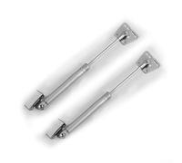 Bisagras de soporte de gabinete de resorte de gas 100 N, sistema de elevación hidráulica con puntales de gas de acero inoxidable de 290 mm para puertas de armario, montaje de solapa superior y cocina