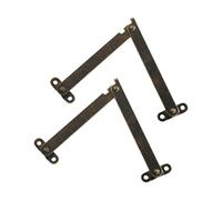 Bisagras de Soporte de Plegable de 2 Piezas Bisagras de Repuesto para Muebles Gabinete Armario Caja de Madera Hardware Bisagras para Muebles Joyero Hardware