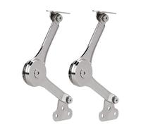 Bisagras de soporte de tapa de alta resistencia, cierre Suave, tapa plegable, bisagra for mantener la tapa abierta for armario, cocina, Hardware, 2 uds.