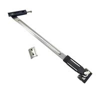 Bisagras de ventana, bloqueo de estancia, 1 pieza limitador de refuerzo de viento de dos enlaces de aluminio soporte de controlador de ángulo localizador de acero inoxidable(8IN)