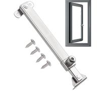 Bisagras de ventana - Soporte de marco de acero inoxidable, cerradura de afilado de metal, mecanismo de estancia moderno, barrera de oscilación, hardware, protección contra la intemperie, diseño