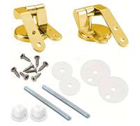 Bisagras doradas for inodoro, repuesto dorado de con accesorios ajustables, for, 2 uds Para Bisagras Asiento WC