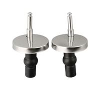 Bisagras for asiento de inodoro, montajes bisagra fijación superior, Kit tornillos rápidos liberación repuesto for accesorios muebles baño, 2 uds(4.7cm)