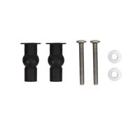 Bisagras for inodoro de baño, tuercas superiores goma, asientos acero inoxidable, tornillos expansión, pernos montaje for asiento, 2/4 Uds(4pcs)